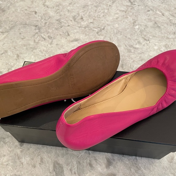 J. Crew Pink Leather Flats - Picture 4 of 5